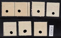 Sudetenland Karlsbad, Mi.-Nr.   3+5-9  **/*  geprüft  Befund