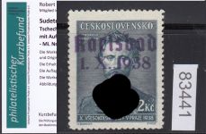 Sudetenland Karlsbad, Mi.-Nr.   51+52  *  geprüft  Befund