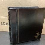 Deutsche Post  Zehnerbogenalbum  Ringbinder ( 4 Ringe )  + 40 Hüllen  gebraucht