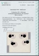 Sudetenland Maffersdorf, Mi.-Nr.   30-33  gestempelt  geprüft   Befund