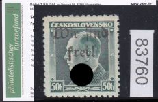 Sudetenland Maffersdorf, Mi.-Nr.   34  *  geprüft   Befund