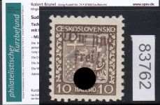 Sudetenland Maffersdorf, Mi.-Nr.   12  *  geprüft   Befund