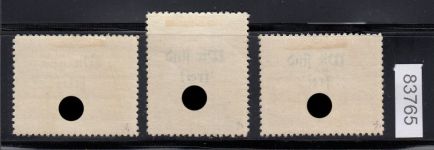 Sudetenland Maffersdorf, Mi.-Nr.   31-33  *  geprüft   Befund