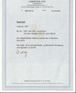 Saarland 1947 Mi. Nr. 226-38 I ** ( + Plattenfehler)  Urdruck geprüft  Attest