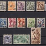 Saarland 1947 Mi. Nr. 226-38 I ** ( + Plattenfehler)  Urdruck geprüft  Attest