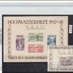 Saarland 1948 Mi. Nr. Block 1+2 **  geprüft  Attest