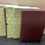 Einsteckalben  Briefmarkenalben 3 Stück schwarz  gebraucht