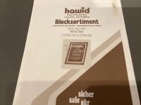 Hawid Zuschnitte Klemmtaschen Blocktaschen  verschiedene Größen schwarz NEU