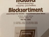 Hawid Zuschnitte Klemmtaschen Blocktaschen  verschiedene Größen schwarz NEU