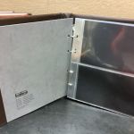 KOBRA  FDC -Album  3 Stück -Briefalbum braun mit Hüllen Ringbinder  gebraucht