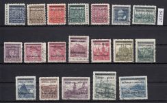 Böhmen und Mähren, Mi.-Nr. 1-19 gestempelt