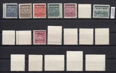 Böhmen und Mähren, Mi.-Nr. 1-19 gestempelt