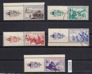 Frankreich, Mi.-Nr. IV-X  + Zierfeld  gestempelt  lesen