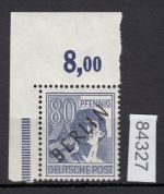 Berlin 1948, Mich.-Nr.: 15 ** Eckrand  geprüft