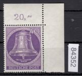 Berlin 1953, Mich.-Nr.: 105 ** Eckrand