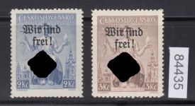 Böhmen und Mähren Lokal, Mi.-Nr. 30+31 **    Märisch-Ostrau