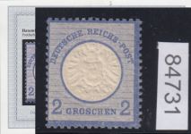 DR 1872, Mich.-Nr.: 20 ** geprüft  Befund