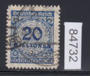 DR 1923, Mich.-Nr.: 319 B  gestempelt  geprüft  Befund