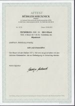 Österreich 1933, Mich.-Nr.: Block 1 ** mit Umschlag  WIPA   geprüft  Attest