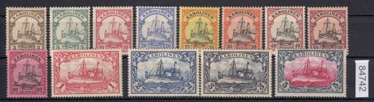 Kolonien Karolinen 1900, Mich.-Nr.:  7-19 *