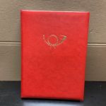 Einsteckalben  Briefmarkenalben  4 Stück schwarz gebraucht