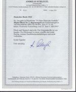 DR 1933, Mich.-Nr.: 508-11 Block 2 gestempelt  geprüft Attest NEU Schlegel  lesen