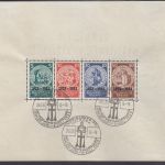 DR 1933, Mich.-Nr.: 508-11 Block 2 gestempelt  geprüft Attest NEU Schlegel  lesen