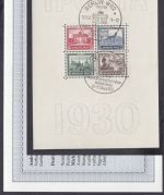 DR 1930, Mich.-Nr.: 446-449 Block 1 gestempelt geprüft Befund (bitte Lesen)