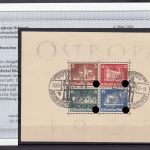 DR 1935, Mich.-Nr.: 576-79 Block 3 gestempelt Schiffpost geprüft  Befund mangel