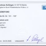 Berlin 1953, Mich.-Nr.: 101-05 LUXUS Vollstpl.  gepr  Befund Berlin-Charlottenburg