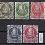 Berlin 1951, Mich.-Nr.: 82-86 LUXUS gestempelt  ERSTTAG  geprüft  Berlin-Schöneberg