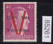 Saulgau, Mich.-Nr.: X **  (40 Pf.)