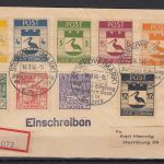 Storkow, Mich.-Nr.: 9-14 gestempelt auf Brief