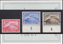 DR 1933, Mich.-Nr.: 496-98 ** geprüft  Attest   Befund