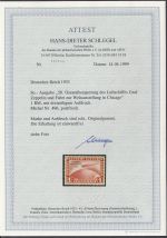 DR 1933, Mich.-Nr.: 496-98 ** geprüft  Attest   Befund