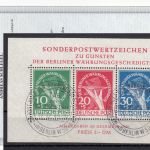 Berlin 1949, Mich.-Nr.:Block 1 III gestempelt LUXUS  Plattenfehler   geprüft  Attest