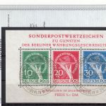 Berlin 1949, Mich.-Nr.:Block 1 I gestempelt LUXUS  Plattenfehler   geprüft  Attest