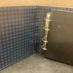 Leuchtturm Ringbinder Optima ( 4 Ringe) blau + 30 Hüllen  gebraucht