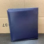 Leuchtturm Ringbinder Optima ( 4 Ringe) blau + 30 Hüllen  gebraucht