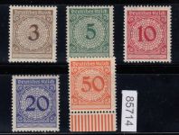 DR 1923, Mich.-Nr.: 338-43 ** Walze