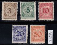 DR 1923, Mich.-Nr.: 338-43 ** Walze