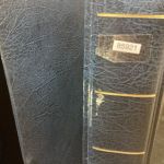 Leuchtturm Schraubbinder  wattiert + Schuber  blau  leer  LESEN