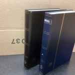 Einsteckalben  Briefmarkenalben 2 Stück a 48 Seiten  weiß  gebraucht  LESEN