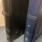 Einsteckalben  Briefmarkenalben 2 Stück a 48 Seiten  weiß  gebraucht  LESEN