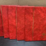 Briefmarkenalbum  5 Stück  a 16 Seiten A4 Einsteckalben Seiten schwarz   gebraucht