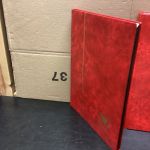 Briefmarkenalbum  5 Stück  a 16 Seiten A4 Einsteckalben Seiten schwarz   gebraucht