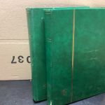 Einsteckalben  Briefmarkenalben  2 Stück weiß  gebraucht