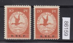 DR 1912, Mich.-Nr.: V+VI * Flugpost