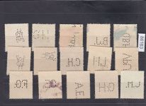 Österreich, Firmenlochungen, Perfins