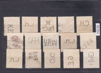 Österreich, Firmenlochungen, Perfins